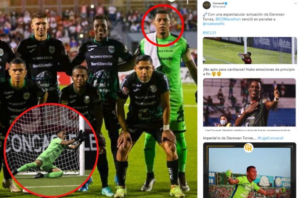 Lo que dice la prensa luego del sufrido pase de Marathón en penales y la enorme noche de Denovan Torres: 'El monstruo se hizo respetar'