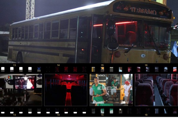 Las apariencias engañan: Los lujos del autobús que traslada al Real de Minas