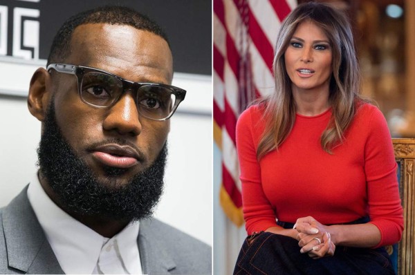 Melania Trump elogia a LeBron James luego del insulto de Donald Trump