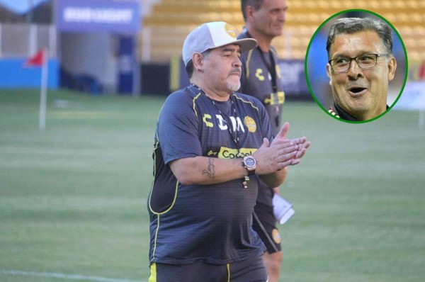 'Tata le vendría bien a la selección mexicana”, dice Diego Maradona