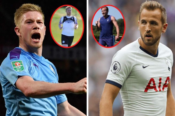 Gordos: Dos futbolistas de la Premier League sorprenden con su estado físico tras la cuarentena&nbsp;&nbsp;