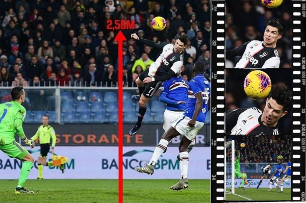 La secuencia completa del golazo de Cristiano Ronaldo que desafía la gravedad&nbsp;&nbsp;