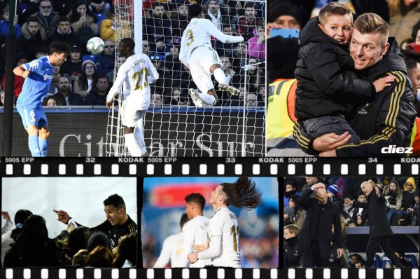 Fotos: Bale sorprende, el cumpleañero y el sufrimiento de Zidane contra el Getafe
