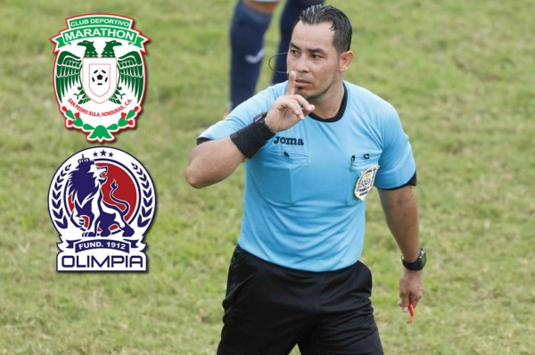 Héctor Rodríguez dirigirá su novena final en Liga; ¿Cómo le va Olimpia y Marathón cuando él pita?