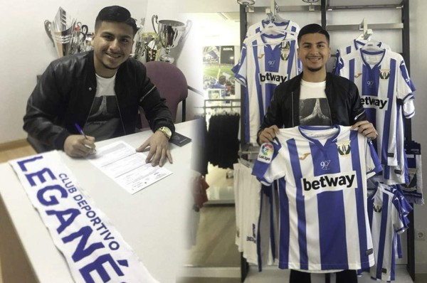 Hondureño Jonathan Cisneros fue fichado por el Leganés de España