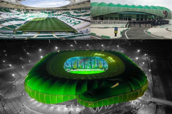 ¡INCREÍBLE! El imponente estadio turco que tiene forma de cocodrilo