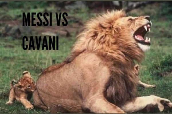 Los memes humillan a Messi tras su cruce con Cavani en el Argentina-Uruguay