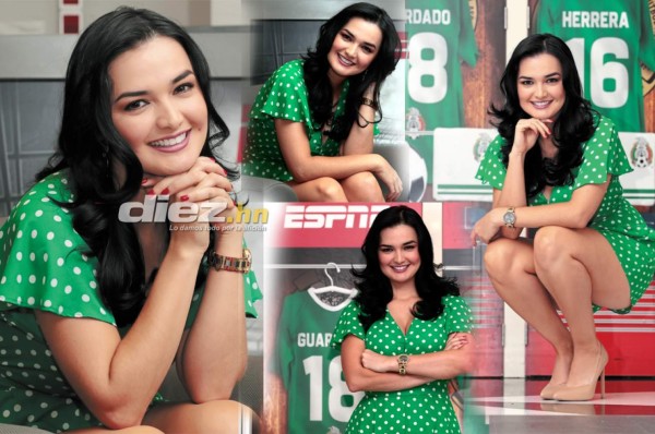 Natalia Álvarez, una belleza 'pura vida' que alentará a Costa Rica en la Copa Oro 2019