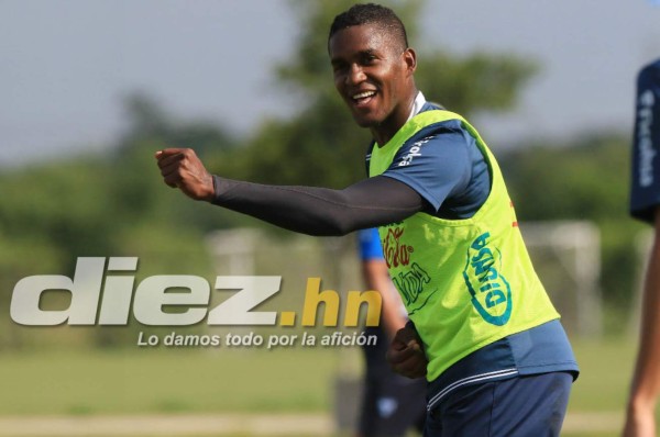 ¡Quioto y Discua de porteros! Las fotos del entreno de Honduras en Houston