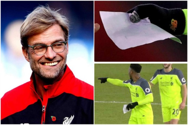 La misteriosa nota de Jurgen Klopp que reventó las redes sociales