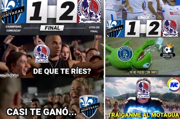 ¿Por qué contra Motagua? Olimpia gana a Impact Montreal y despedazan con memes a las águilas