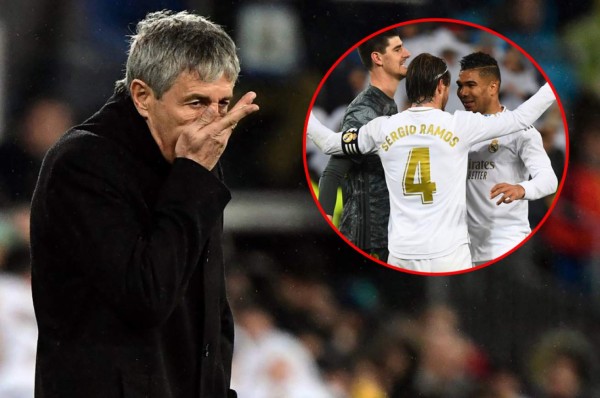 Setién, tras caer ante el Real Madrid: ''No es fácil evitar la presión arriba contra jugadores así''