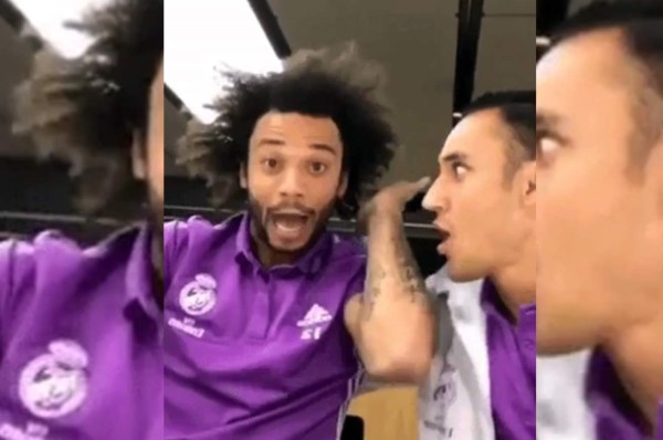VIDEO: El divertido GIF de los madridistas Marcelo y Keylor Navas