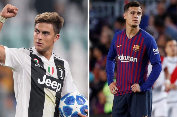 Juventus propone al Barca un trueque Dybala-Coutinho, según Mediaset&nbsp;&nbsp;