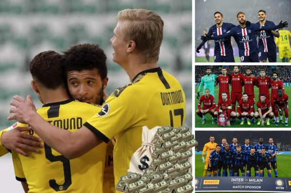 Sorpresivo primer lugar: Los 15 equipos más ricos del fútbol de Europa en tiempos de coronavirus