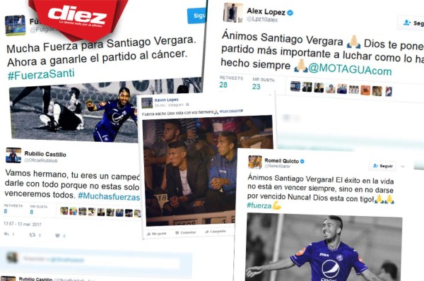 Compañeros, afición y periodistas muestran su apoyo a Santiago Vergara