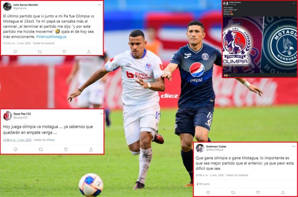 Piden espectáculo y goles: Lo que se dice en redes del clásico entre Olimpia y Motagua