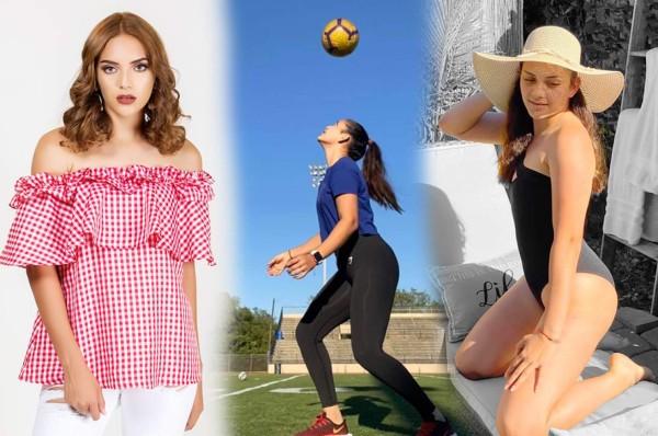 ¡Linda! Dennesis Santos, la guapa futbolista y modelo que busca sobresalir en Estados Unidos