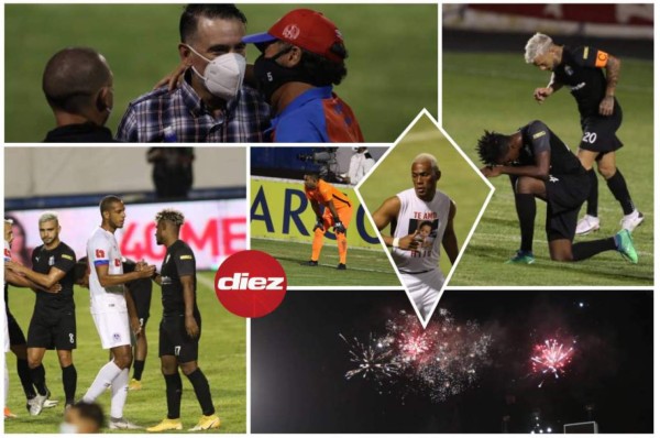 El gesto de Deiby Flores con su hijo y la impotencia de jugadores de Honduras Progreso tras ser humillados por Olimpia