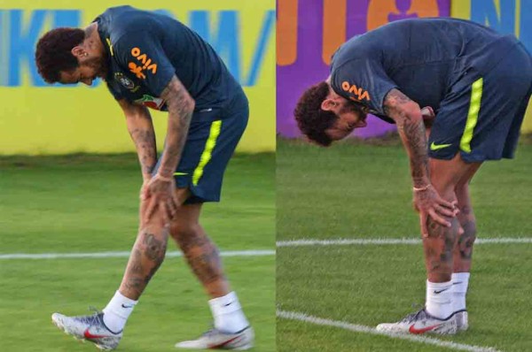 Neymar se lesiona en el entrenamiento de Brasil y es duda para la Copa América