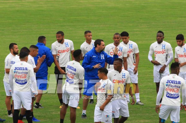 Bromas, risas y mucha emoción en el entrenamiento de la Selección de Honduras