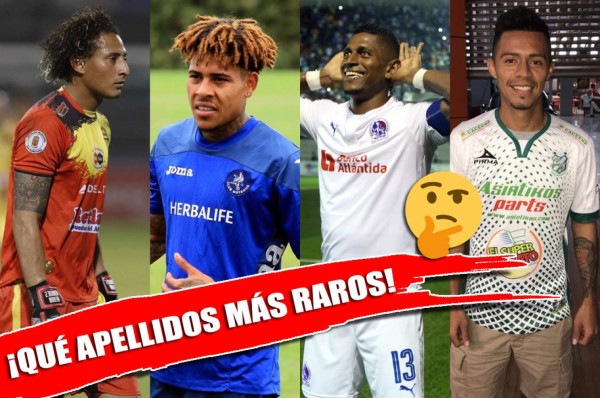 ¿Ya lo sabían? Hondureños de Liga Nacional con apellidos bastante curiosos
