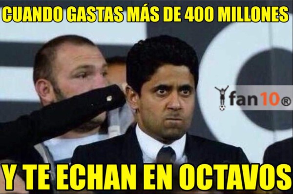 MEMES: Hacen pedazos al PSG por su eliminación ante el Madrid en Champions