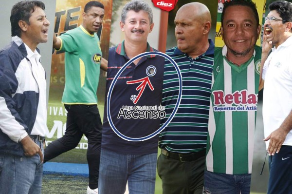Estos son los 31 técnicos de los equipos de Liga de Ascenso de Honduras