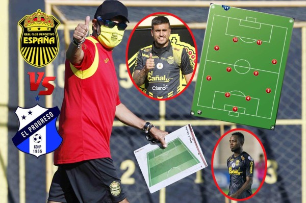¡Debutan Rocca y Franco! El 11 que usará Real España ante Honduras para buscar el primer triunfo del torneo