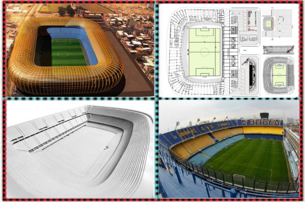 Así sería la nueva Bombonera, estadio del Boca Juniors de Argentina