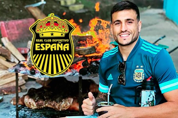 Real España anuncia el fichaje del argentino Ramiro Rocca quien firmó por cuatro torneos y usará la '19'