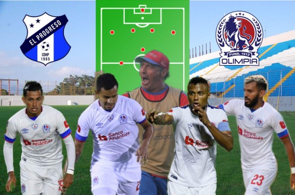 Olimpia recupera su capitán; Así es el posible 11 de Pedro Troglio para enfrentar al Honduras Progreso en el Morazán