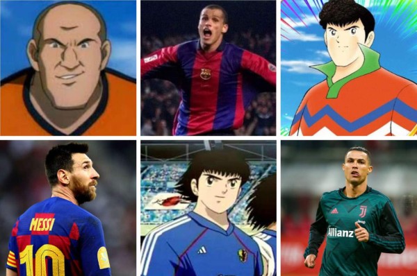 Los futbolistas de la vida real que se parecen a los Supercampeones: Cristiano Ronaldo es idéntico&nbsp;&nbsp;
