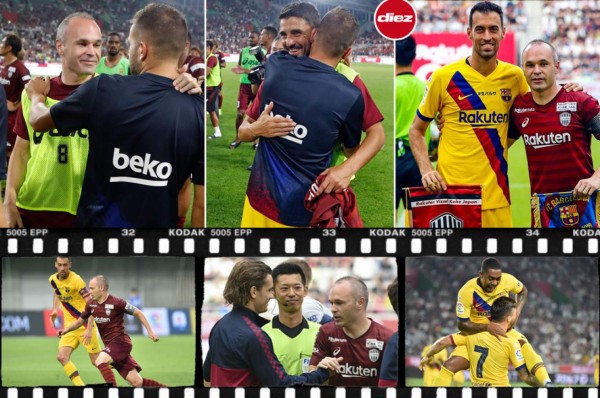 Fotos: El nuevo '7' del Barcelona, Iniesta y la emotiva noche en Japón