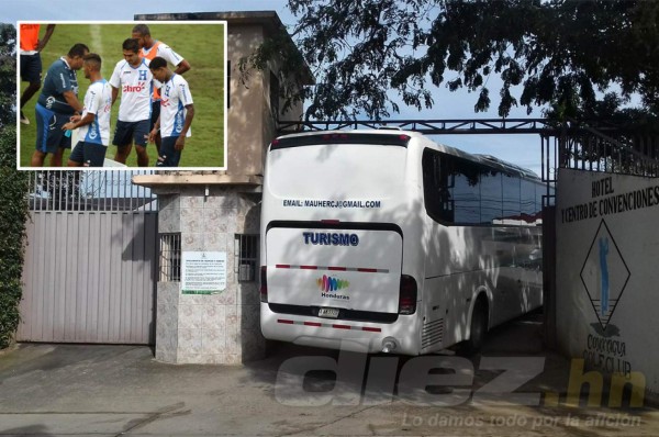 La Selección de Honduras entrena a puertas cerradas en Golf Club en Comayagua