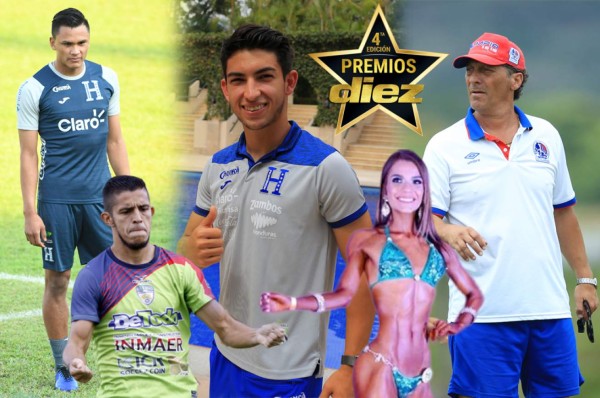 Premios DIEZ: Rubio, Troglio y Jennifer Funes con amplia ventaja; Denil gana por poco y Juan Ramón en la lucha