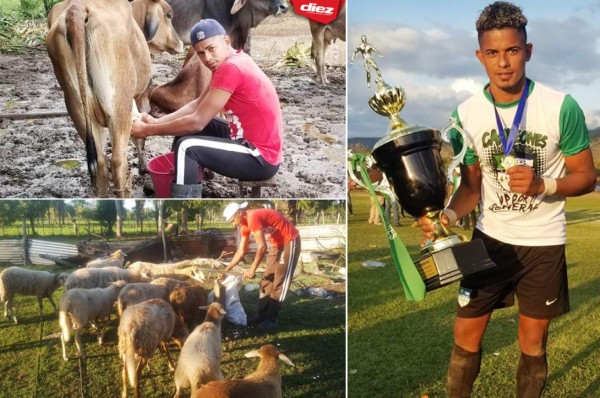 Romario Cavachuela, de campeón con Atlético Pinares a ordeñar vacas