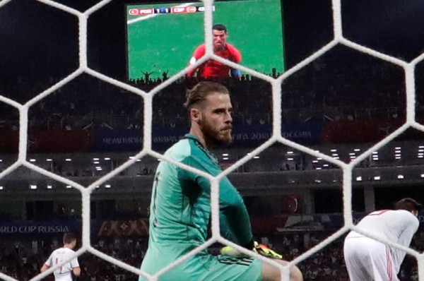 De Gea sobre segundo gol de Portugal: 'Es un balón difícil'