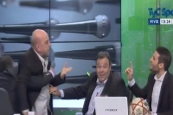 VIRAL: Periodista argentino casi se va a los golpes con su compañero