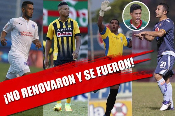 TOP: Jóvenes figuras hondureños que no renovaron y se fueron entre críticas