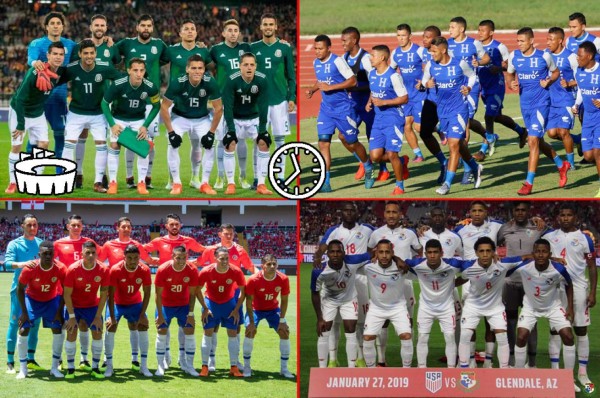 Horarios de los partidos de la selecciones de Concacaf