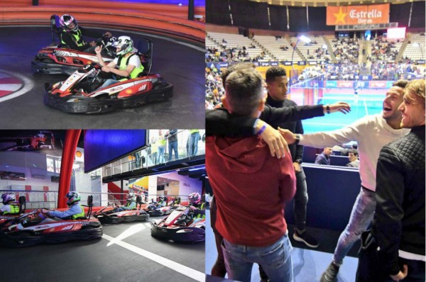 Un día diferente del Choco Lozano y el Girona FC con carreras de karts