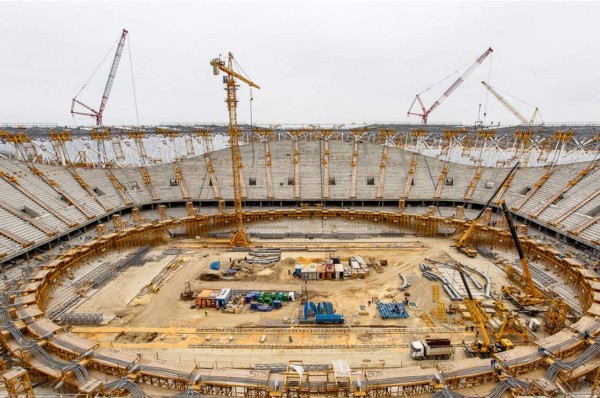 Así son los modernos estadios en los que se jugará el Mundial de Rusia 2018