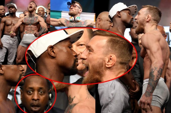 En fotos: Polémica e insultos entre Mayweather y McGregor a un día de la pelea