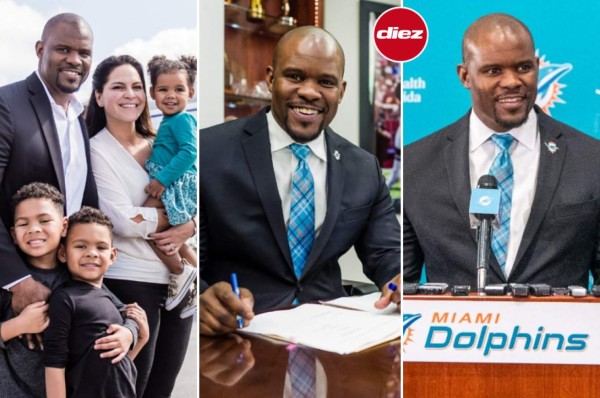 Fotos: Así fue presentado el hondureño Brian Flores como entrenador de Miami Dolphins