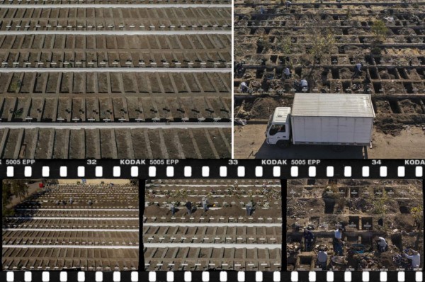 Coronavirus: Fueron sorprendidos con récord de muertos y empezaron a cavar miles de tumbas