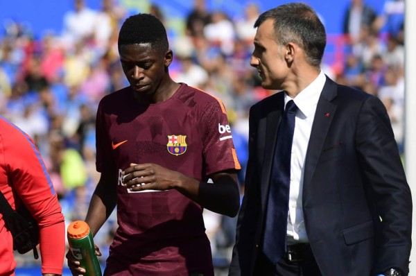 Duro golpe: Ousmane Dembélé estará de tres a cuatro meses de baja