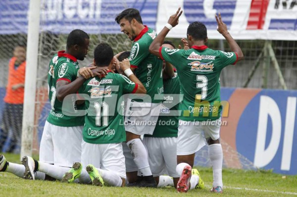 Marathón con un hombre menos venció al Olimpia en San Pedro Sula