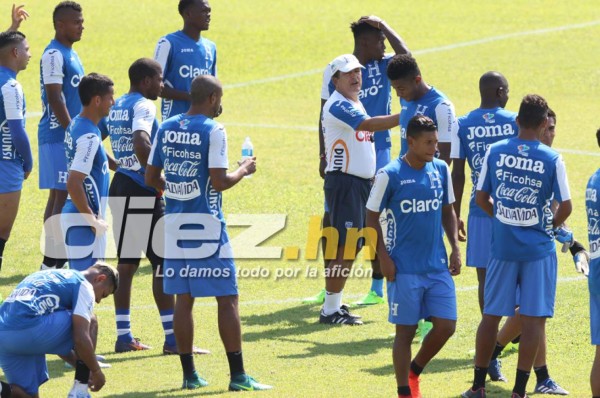 Honduras hizo su último entrenamiento previo al juego contra Costa Rica