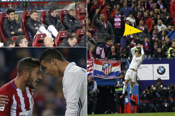Las imágenes que no viste del derbi Atlético-Real Madrid